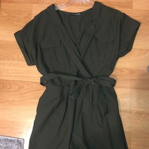 Olive Green Jumpsuit